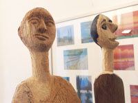 Paar, 2007, Buchenholz
